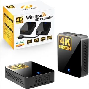 Wireless HDMI Transmitter and Receiver 4K BIN-910, 400FT/120M Long Range, 9 Adju